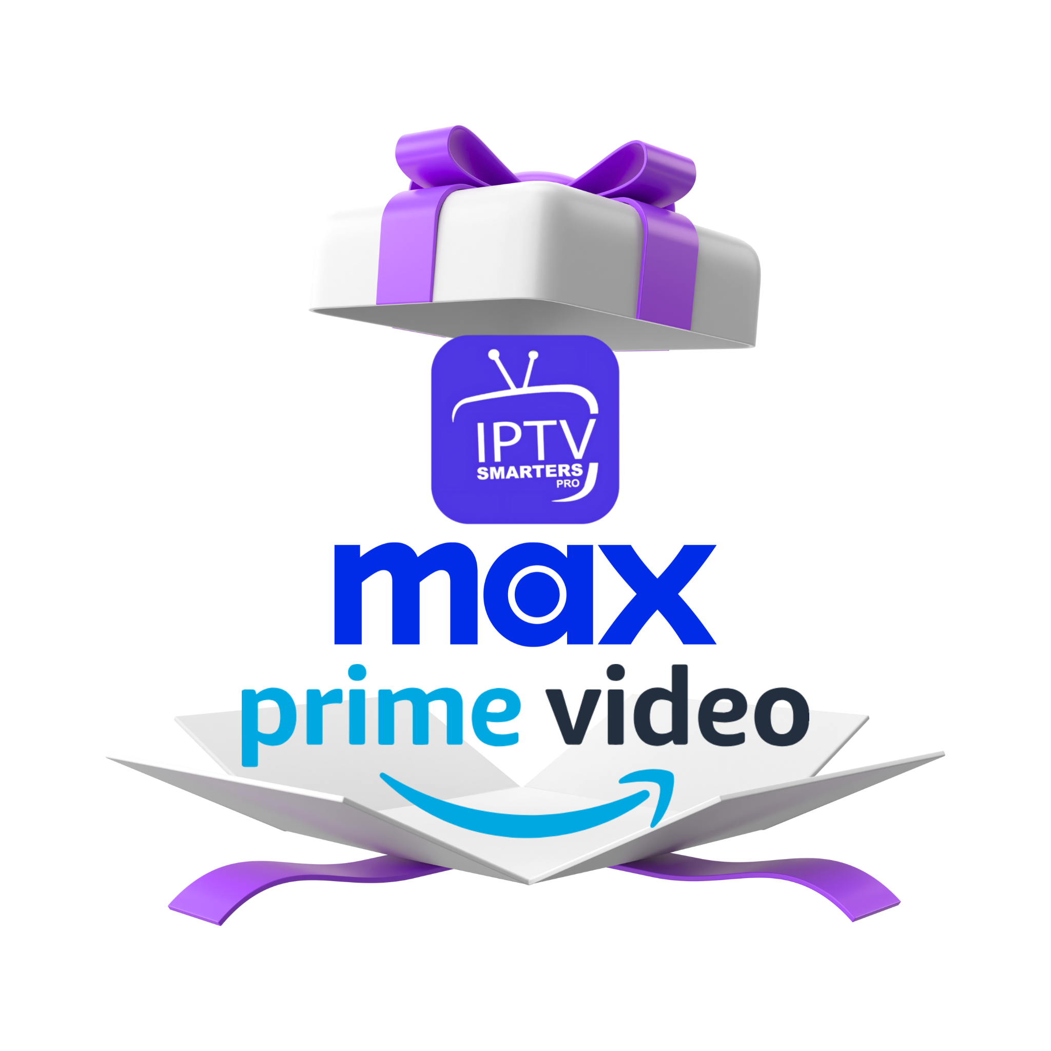IPTV Smarters Pro, Max & Prime Video (1 mes)