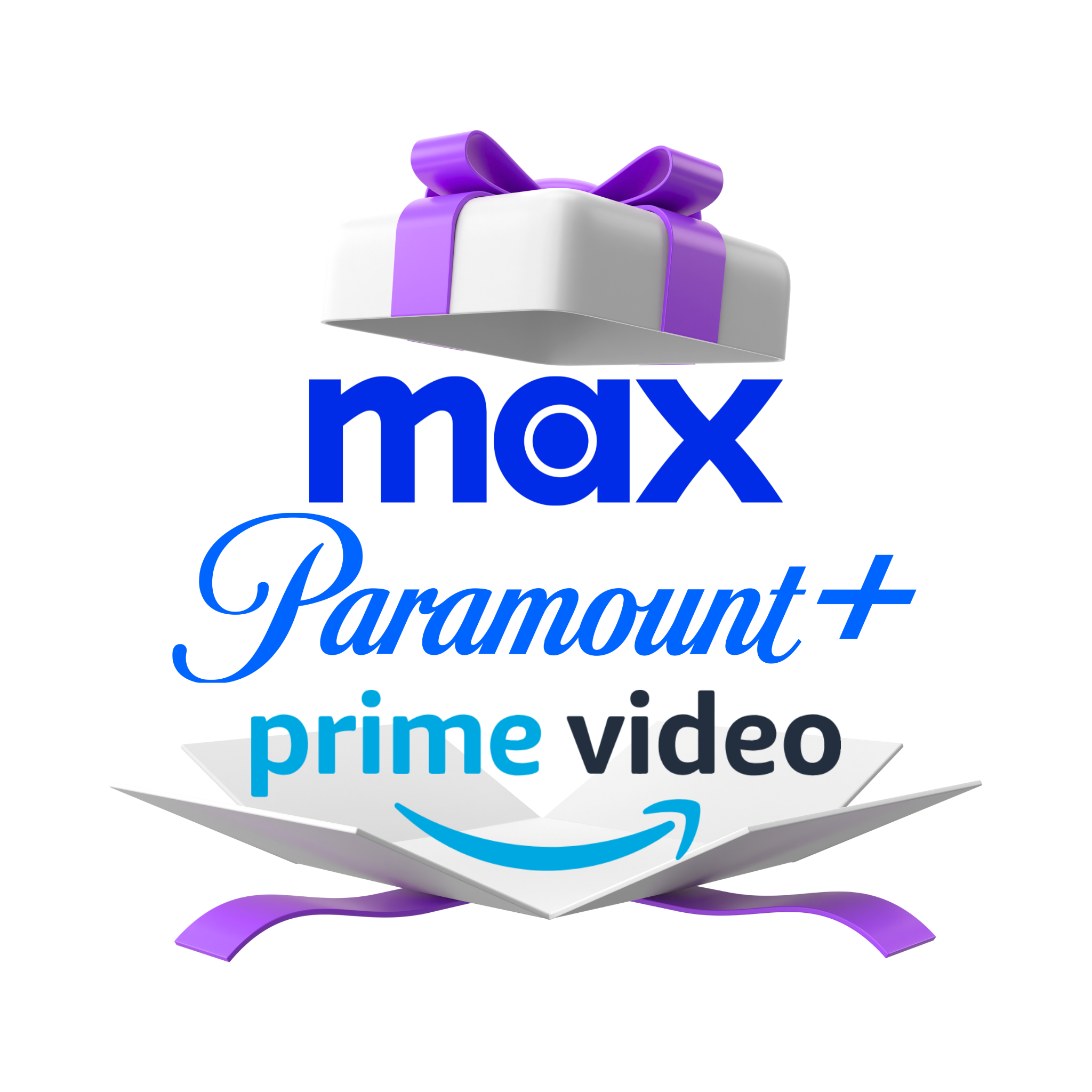 Max, Paramount + & Prime Video (1 mes)