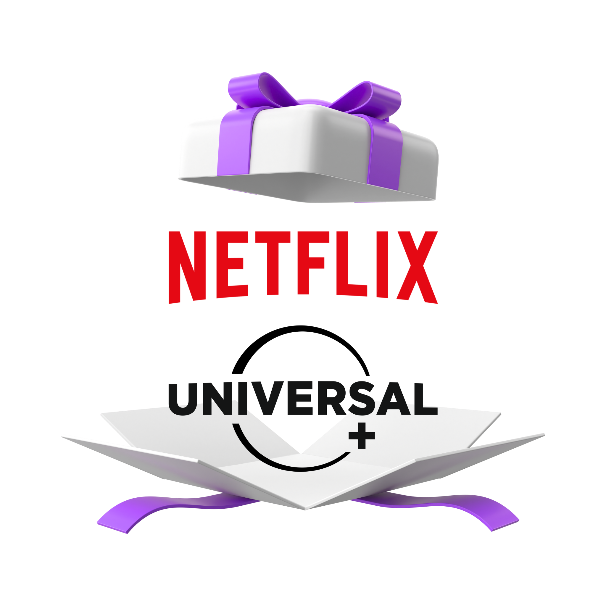 NETFLIX & Universal + (1 mes)