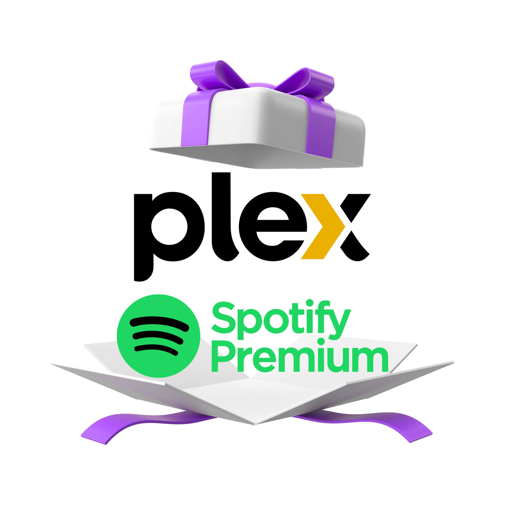 Plex & Spotify Premium (1 mes)